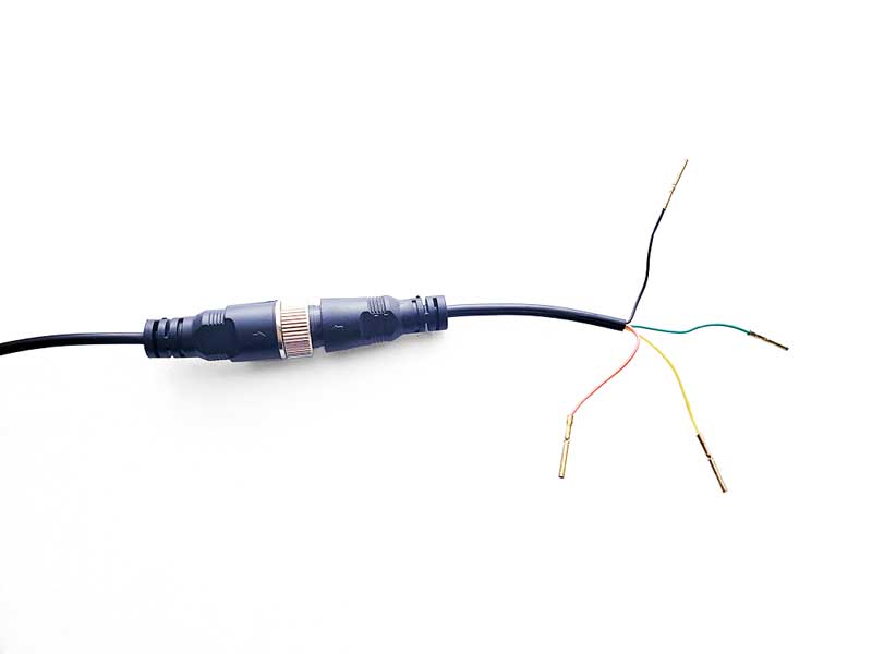 Connect the 4-PIN Aviation Breakout Cable to extension cable