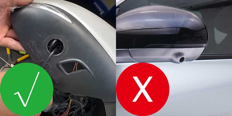 Different Side View Camera Installation Housing