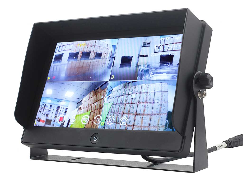 EV-1026MY: Apple CarPlay and Android Auto Compatible Backup Camera Systems - Quad Split Screen