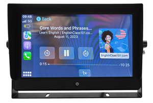 EV-1026MY-TC-MAX: Apple Carplay Screen and Android Auto Screen Compatible Backup Camera and Monitor System - FM Radio