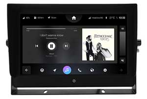EV-1026MY-TC-MAX: Apple Carplay Screen and Android Auto Screen Compatible Backup Camera and Monitor System - Bluetooth Music