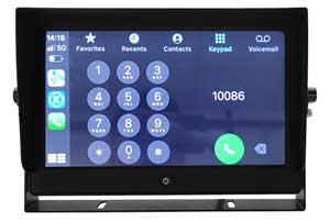 EV-1026MY-TC-MAX: Apple Carplay Screen and Android Auto Screen Compatible Backup Camera and Monitor System - Bluetooth Phone