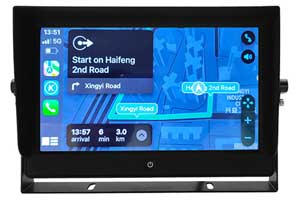 EV-1026MY-TC-MAX: Apple Carplay Screen and Android Auto Screen Compatible Backup Camera and Monitor System - GPS Navigation