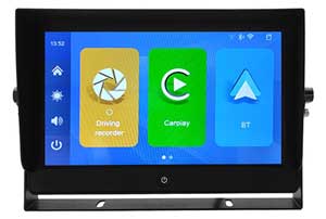 EV-1026MY-TC-MAX: Apple Carplay Screen and Android Auto Screen Compatible Backup Camera and Monitor System - Home Screen